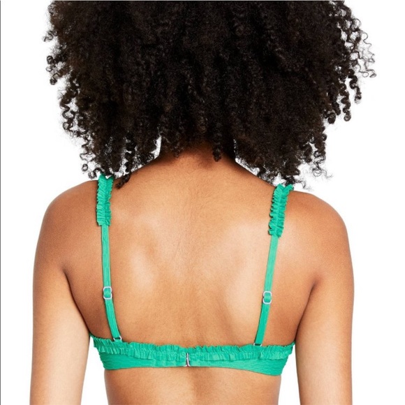 NWT Stoney Clover lane sweetheart neck bralette bikini top Medium - Picture 3 of 12